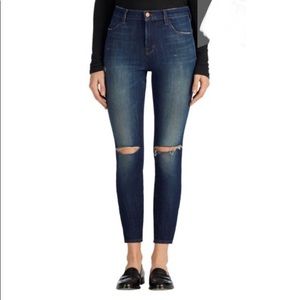 J Brand Alana high waist cropped skinny jean
